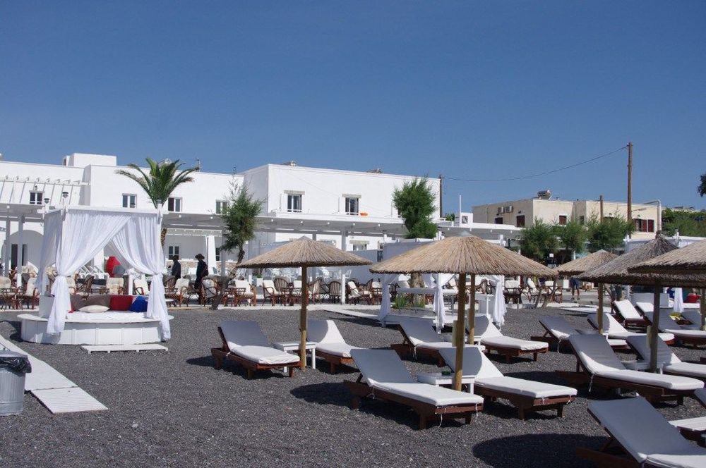 Beach Boutique Hotel Kamári Bekvämligheter bild