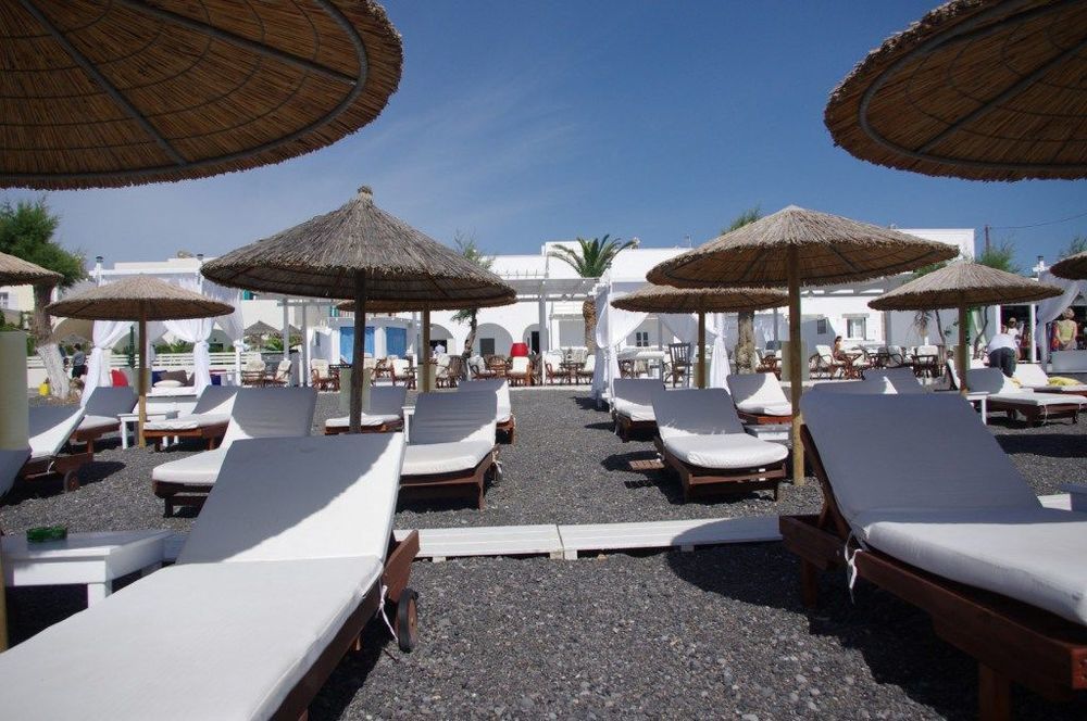 Beach Boutique Hotel Kamári Bekvämligheter bild